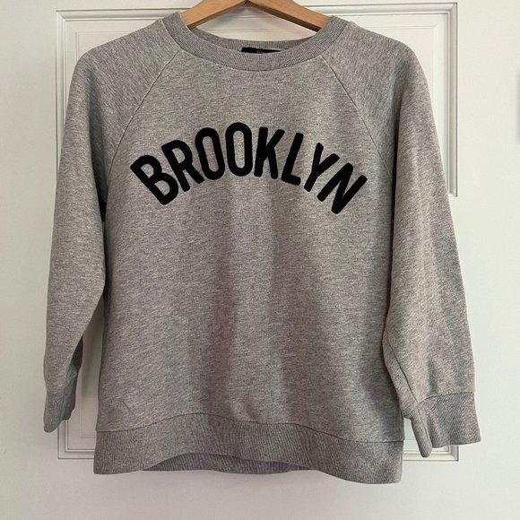 J. Crew Tops - J. Crew Brooklyn Cropped Sweatshirt - S